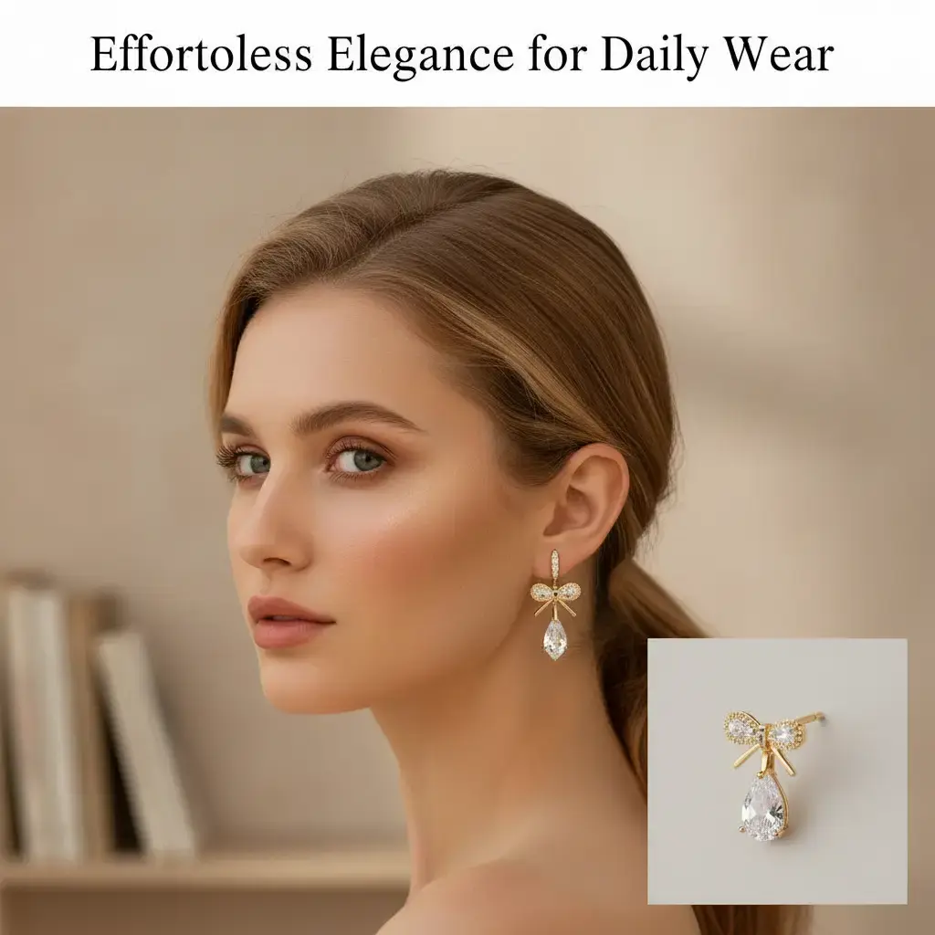 Women's S925 Silver Zircon Tear Drop Earrings, Hypoallergenic, Suitable for Everyday Wear & Parties, Ideal Women's Gifts, Tear Drop Earring, Statement Earrings