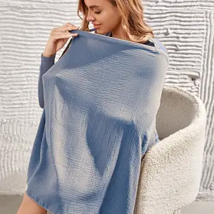 1pc Cotton Breathable Nursing Cover, Lightweight Feeding Privacy Cloth, Multi-Purpose Car Seat Stroller Cover, Thanksgiving Easter Gift