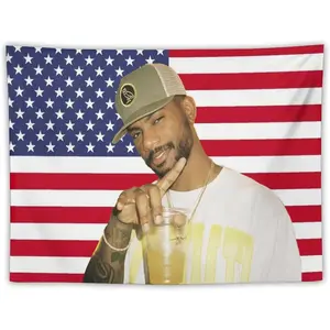 Bryson music tiller Tapestry Flag Poster Tapestry Art Prints Wall Painting Artworks Tapestries Hanging Picture Gift Bedroom Home Decor