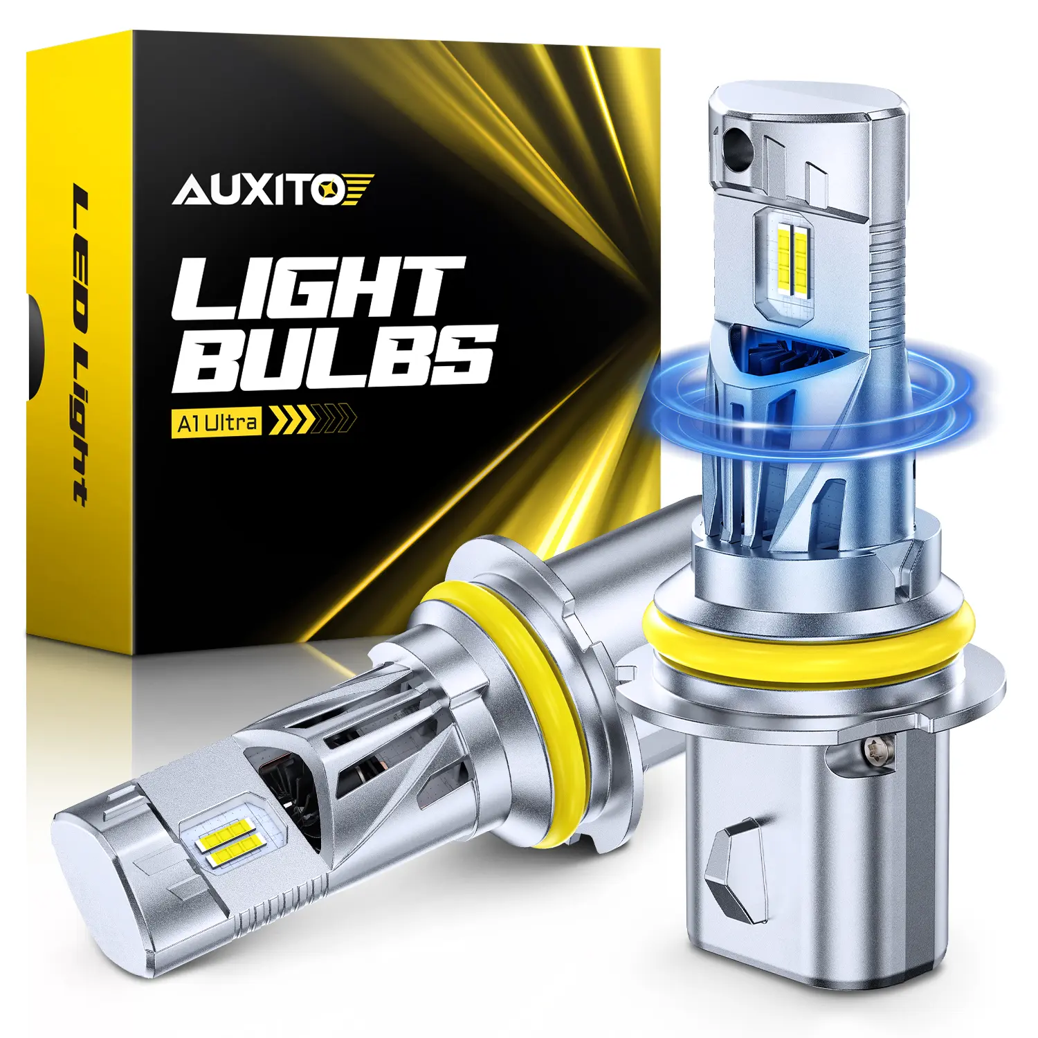 【ULTRA HEADLIGHT】For 2000-2007 Dodge Grand Caravan LED Headlight Bulbs-9007 High/Low Beam Bulbs, 58000LM 6500K Cool White 1000% Brighter,70,000Hrs Long Service Life with 20000RPM Cooling Fans,CANBUS Ready,No Flickering,Pack of 2