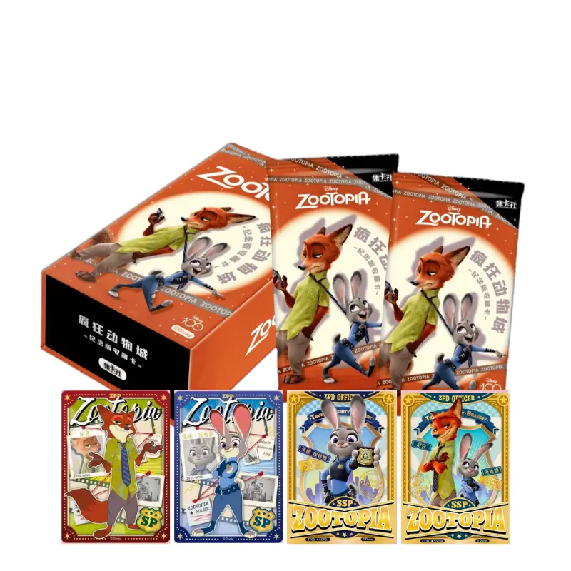 Card.Fun Disney Zootopia Cards Hobby Blind Box, Gift for Kids, Holiday, Birthday Gift, Fun Toys