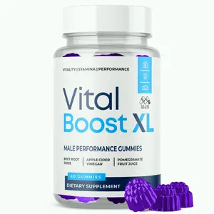 Vital Boost XL Gummys Advanced Max Formula VitalBoost XL Vitamin 60 Gummies Essential Nutrients Daily Supplement - Healthcare