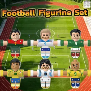 2026 Trendy Football Figurine Set, Upgrade Accessories for Football Games, Mini Soccer Ball + Figure + Stand, Must-Have for Fans，finger soccer,soccer gift,soccer things,boy,soccer ball,boys,7 year old boy birthday gifts,5 year old boy birthday gift,soccer