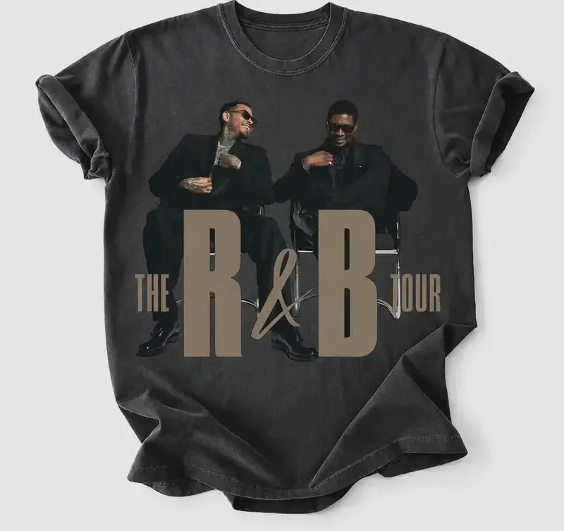 Ch.Brown Usher Raymond The R&B Tour 2026 Unisex Tee A0C