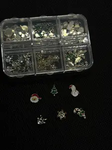 30Pcs Christmas Mix Charm Box for Nail Charms