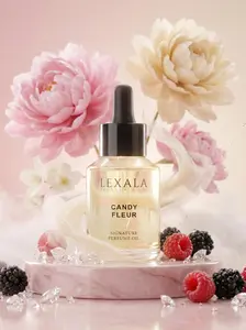 Candy Fleur Perfume Oil - 30 ml - Women's Fragrance Oil - Berries - Jasmine - Peony - Vanilla - Musk