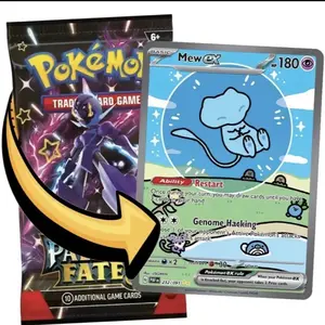 Paldean Fates Booster Pack RIPPED LIVE 10 Additional Game Cards Bulk Only By Request Pokemon Collectible Trading Cards