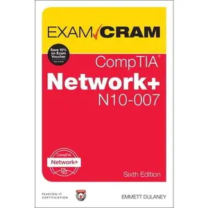 USED Book - Comptia Network+ N10-007 Exam Cram by Dulaney, Emmett (Paperback) - english