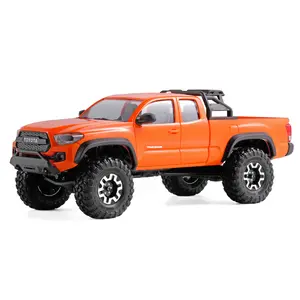 FairRC 1/24 Scale FCX24M Tacoma Orange Crush Mod RTR Electric Remote Controlled Car - Toy RC Model Vehicle for Summer Use