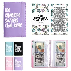 100-Day Saving Challenge Coin Envelope Budget Book, Daily Savings Tracker & Habit-Forming System, Cash Savings Goal $5050, Personal Finance Organizer, Money Management Planner, Budget Binder, Consistent Savings Habit Builder, Gift for Adults