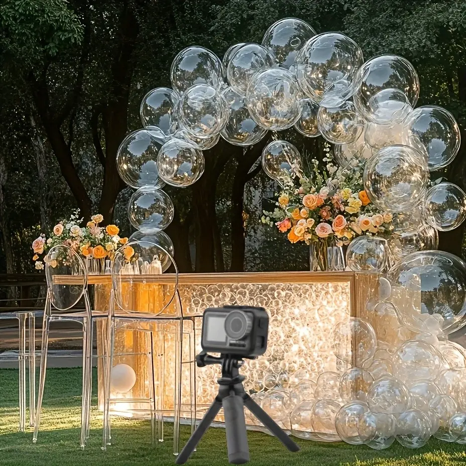 30pcs Transparent Bubble Balloon Garland Set, Birthday Wedding Christmas Bridal Shower Ocean Theme Party Decorations, Balloon Arch Kit, Balloon Party Supplies, Party Balloons Decorations