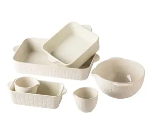 Temp-tations Carved Willow 6-Piece Essential Bakeware Set