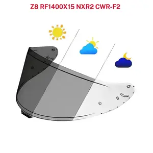 Photochromic Helmet Visor for SHOEI RF1400 RF 1400 NXR2 CWR F2 Z8 CWR F2R X15 X 15 X Fifteen X SPR Pro Autochromic Lenses Shield Anti UV Anti Scratch Polycarbonate Day Night Use