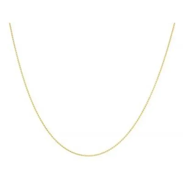 JTV 10k Yellow Gold 0.7mm Wheat 18" Chain
