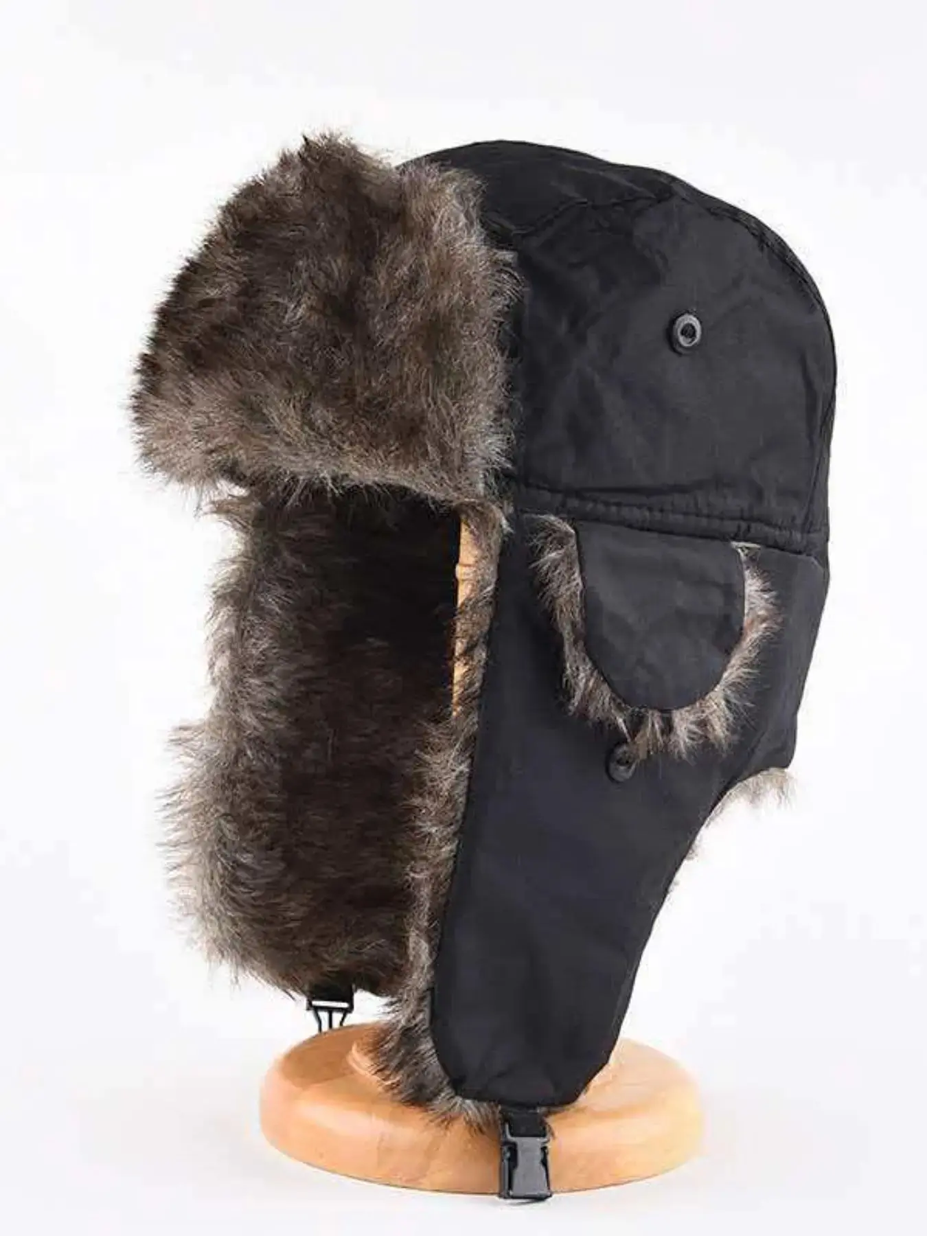 Unisex Winter Beanie Fitted Hat, Waterproof Velvet Outdoor Ski Cap, Warm Ear Protection, Fleece Lined, Ideal for Men & Women, Beanie HatsGift.