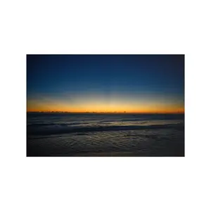 Radiant Horizon | Horizontal Sunrise Matte Poster