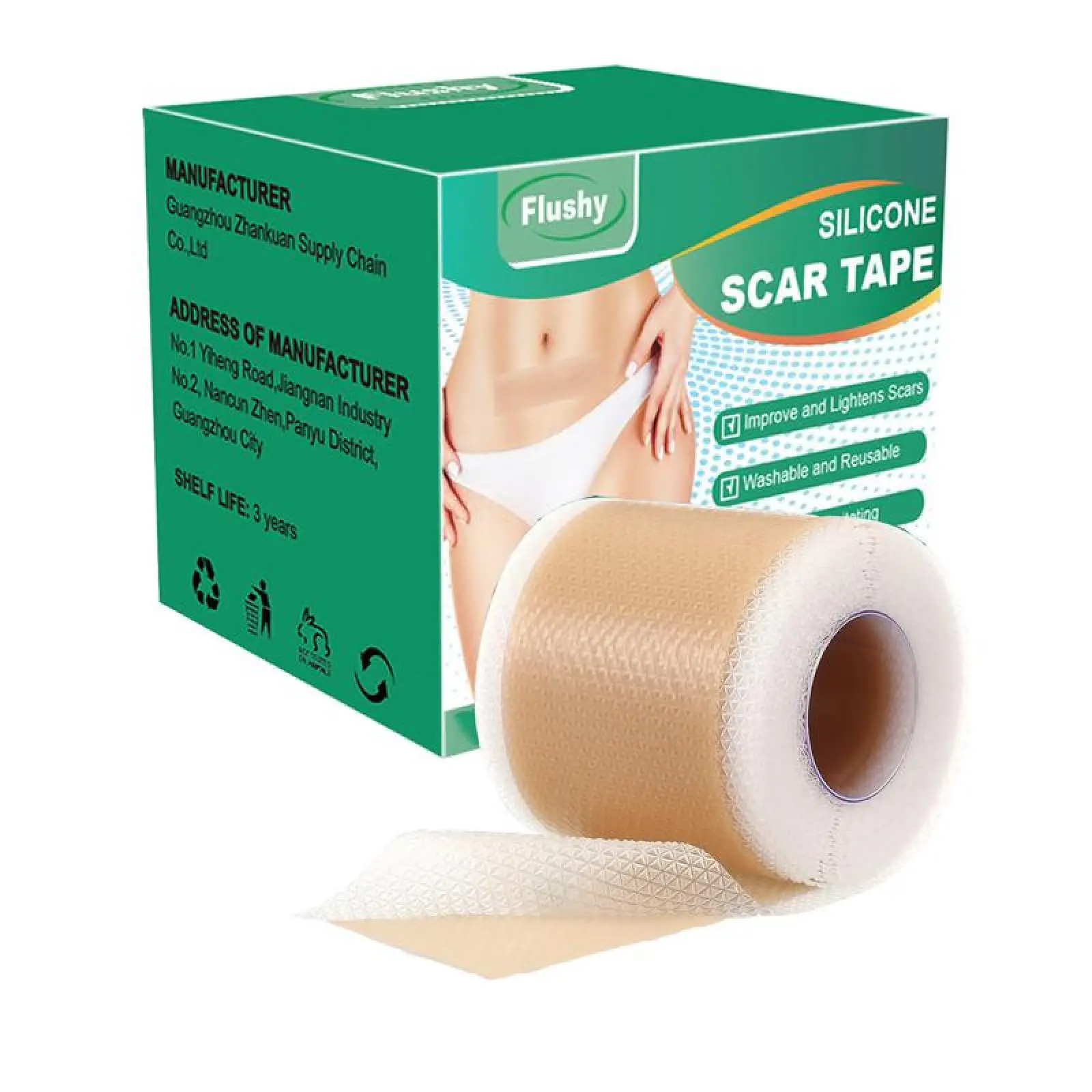 Professional Silicone Scar Sheets - Reusable Tape Strips for Keloid, Burn, Surgical Scars, Smartliving Beauty & Personal Care Skincare Tool, Silicone Scar Sheets For Surgical Scars