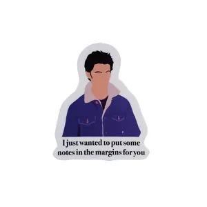 Bookish boyfriend sticker l Reader sticker