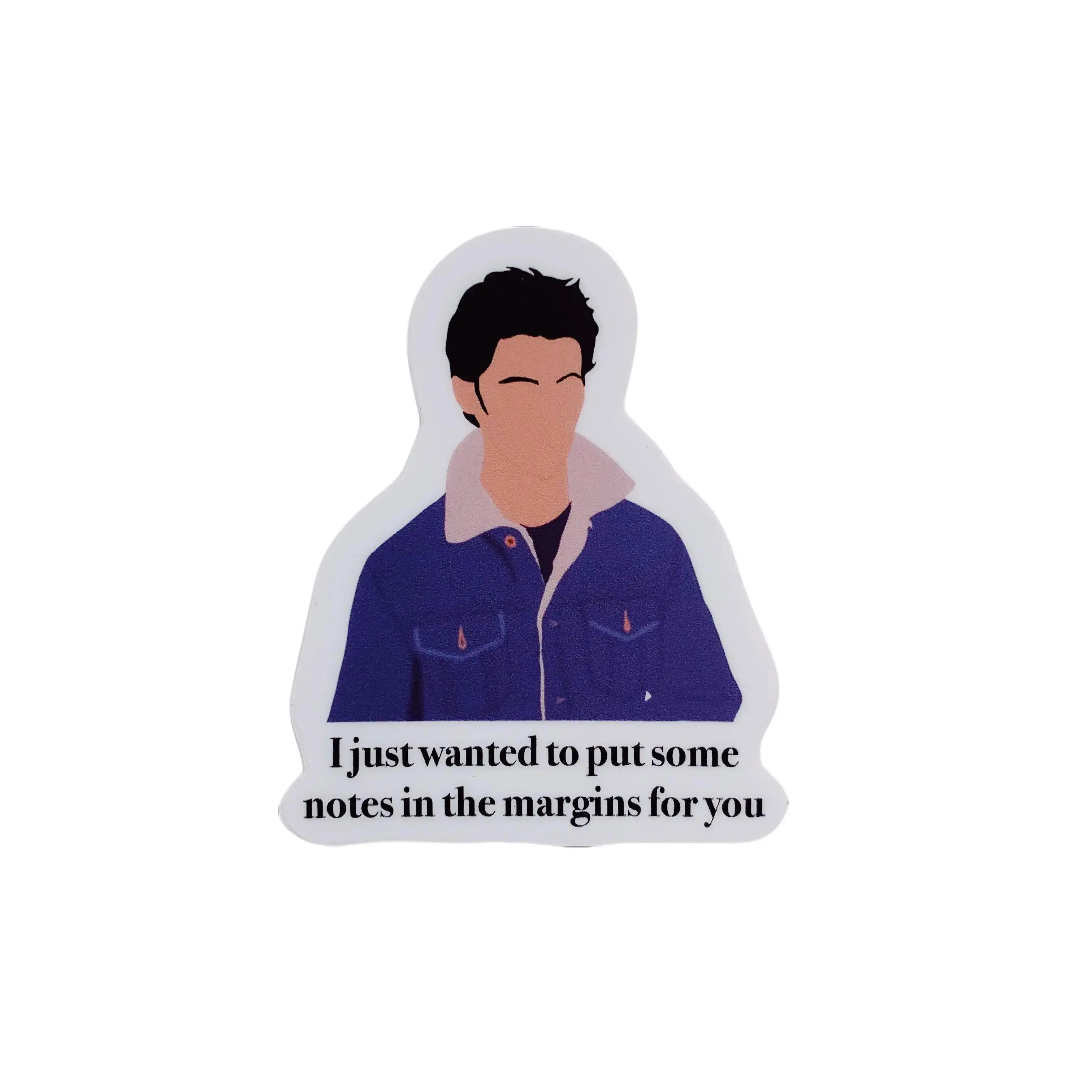 Bookish boyfriend sticker l Reader sticker
