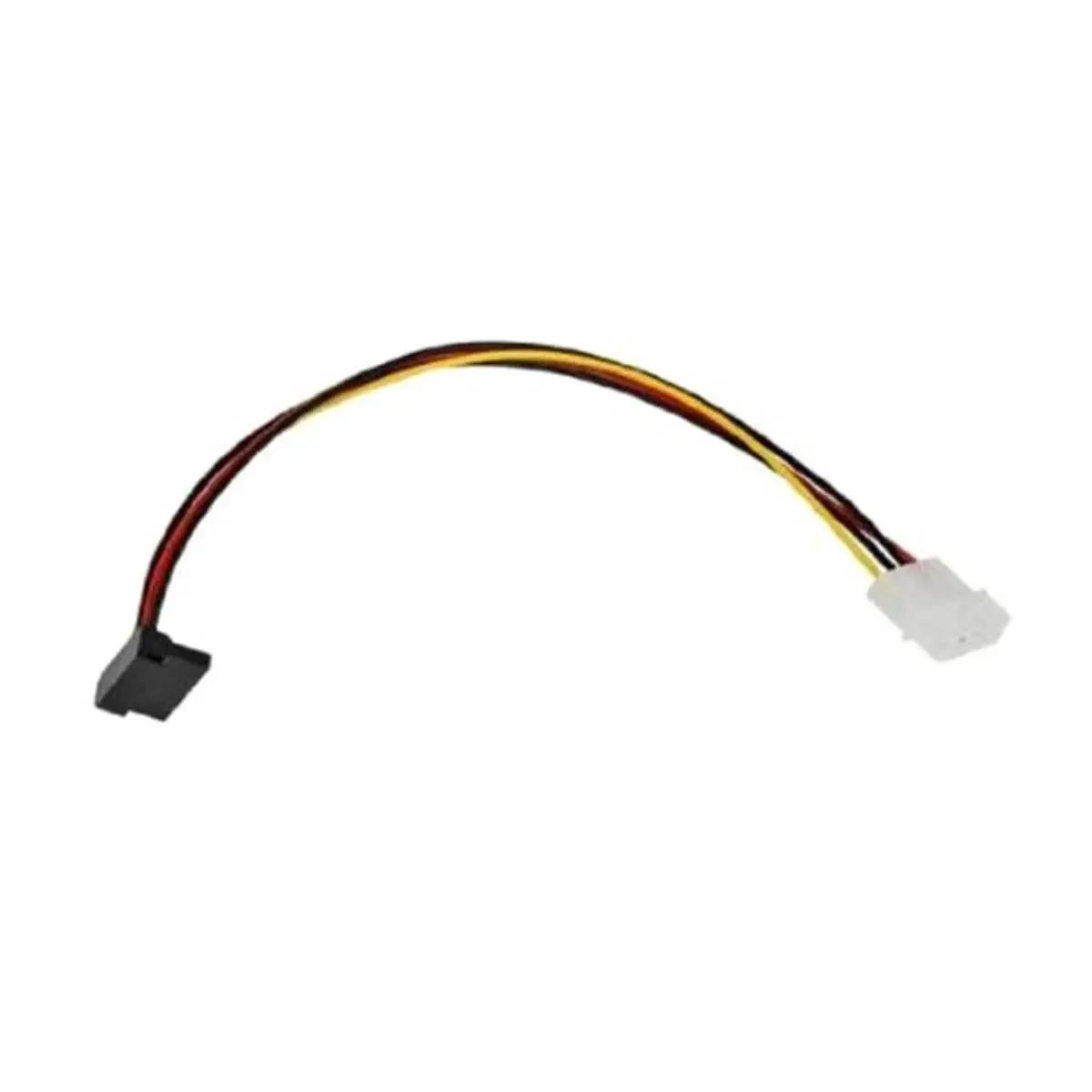 212 MAIN Molex 4-Pin to 15-Pin Right Angle SATA Power Connector Cable Adapter, 13 in, Non-Recycled Copper, for Hard Drive Powering Needs