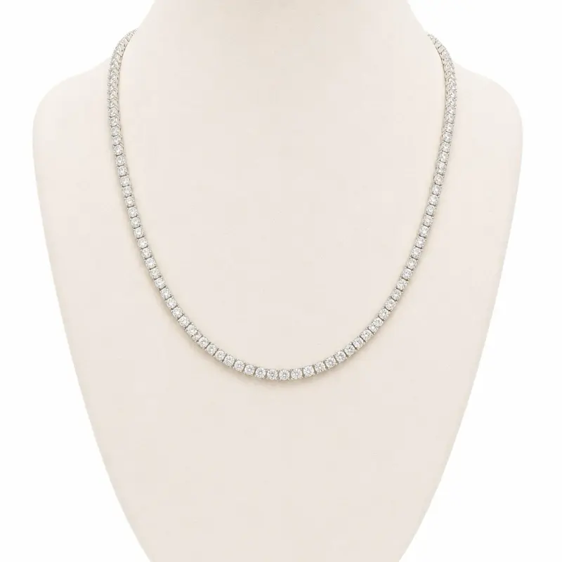 Minimalist Tennis Necklace - 2 options