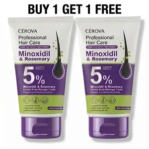 New Release  CEROVA 5% Minoxidil &Rosemary  Hair Growth Foam for Men & Women Anti Hair Loss Treatment with Keto & Ginger Root Extract Gel