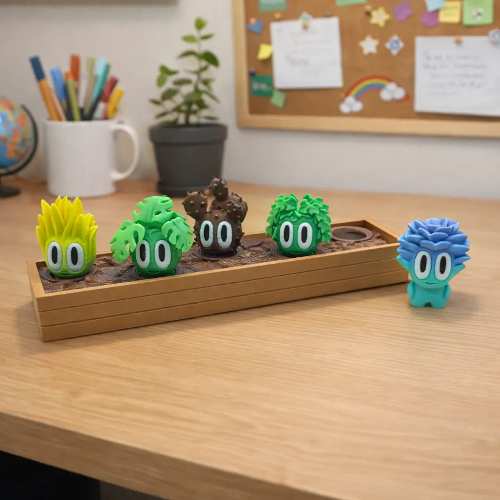 Micro Plant Set w/ Planter v1