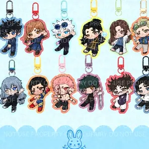 Sorcerer Anime Inspired Colorful Acrylic Charms/Keychains