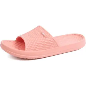 Women's Non-Slip Soft Sole Slippers - Plain Flat Sole Shoe, Indoor Home Footwear for Bathroom Shower and Beach Use