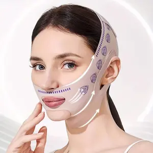 Sleeping Face Lifting Bandage, Breathable Comfortable Face Lifting Strap, Facial Skin Care Tool for Women & Men, Face Lifting Device