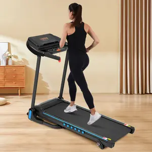 SAVEYOUR 3.0 HP Incline Walking Treadmill for Home Gym, Auto-Folding with Hydraulic System, 350lbs Heavy-Duty, 10MPH, Bluetooth Speaker, USB & Type-C Charging, Treadmills for Home