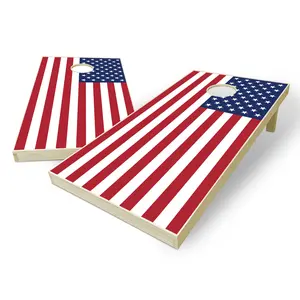 American Flag Cornhole Set