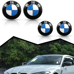 Aluminum Alloy Car Emblem Badge for BMW 1 3 5 7 Series X1 X3 X5 X6 X7 M3 M5 M6 – Front Rear Logo Sticker Car Decoration Accessories