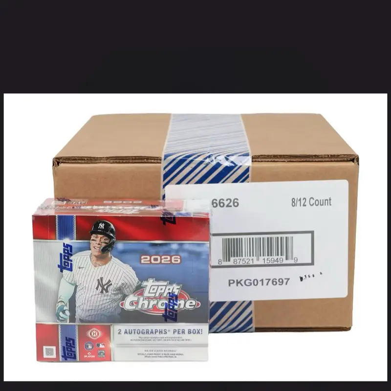 PYN Break - 2026 Topps Chrome Baseball Hobby Jumbo 8-Box Case Break!