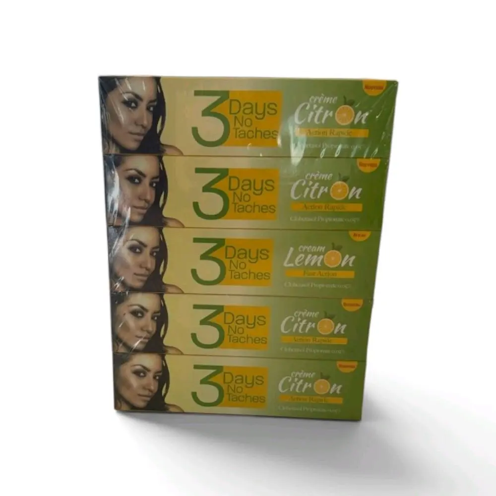 10pcs lemons cream 3 days for all types of skin