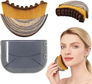 2026 Upgrade Lymphatic Contour Face Brush, Dry Brushing Face Brush, Massager for Face, Chic & Jawline Sculpting, Ergonomically Desugned to Fit The Skin Precisely and Relieve Fatigue