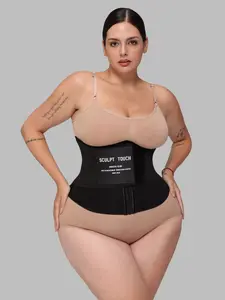 Sculpt Touch Sauna Hourglass Girdle – Neoprene Compression Waist Corset | Workout Support & Body Contouring Shapewear