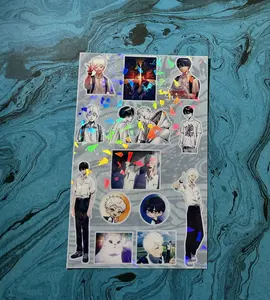 Hikaru Holographic Stickers Sheet Hikaru Holographic Stickers Sheet