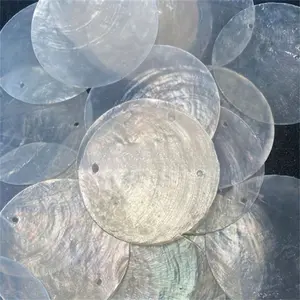 Handmade DIY Mirror Shell Pieces, Dyeable Wind Chime Accessories, Home Decoration, Wedding Decor, Gift Making, Lamp Decoration