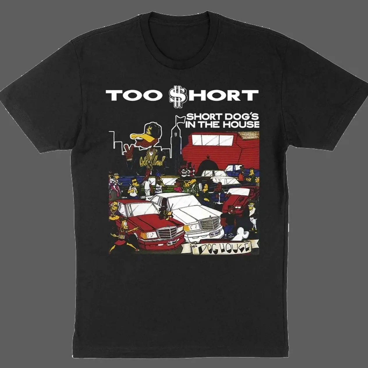 NEW Too Short Short Dog's In The House Cotton Black All Size T Shirt BT780 V