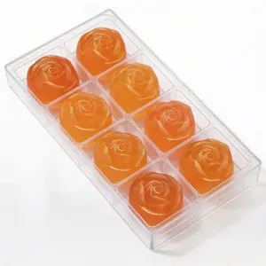 Japanese Crystal Candy - Rose Treat Box - Orange Collection - Kohakutou