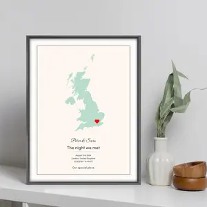 [Custom Outline Map] Personalized Location Silhouette Map Art Prints Wall Hanging Decor, Custom Map Wall Art Canvas Prints Love Keepsake Couple Anniversary Wedding Gift wall  art