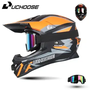 Uchoose Model 115 Motorcycle ATV Helmet - Lightweight ABS Shell, Affordable Option for Trail Riding, Under $60