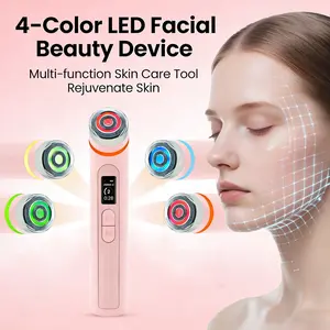 Multifunctional Four-Color Beauty Instrument, Facial Care Tools, Enhances Absorption, Brightens Skin, Improves Elasticity, Ideal Gift for Girlfriend and Mother