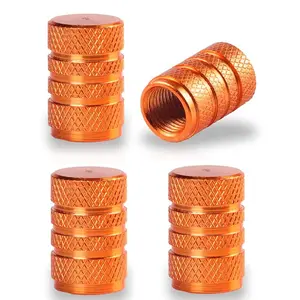 Car Tire Valve Stem Cap, 4 Counts Universal Car Tire Valve Stem Cover For Car, SUV, Bicycle, Truck, Motorcycle, Car Accessories, Vehicle