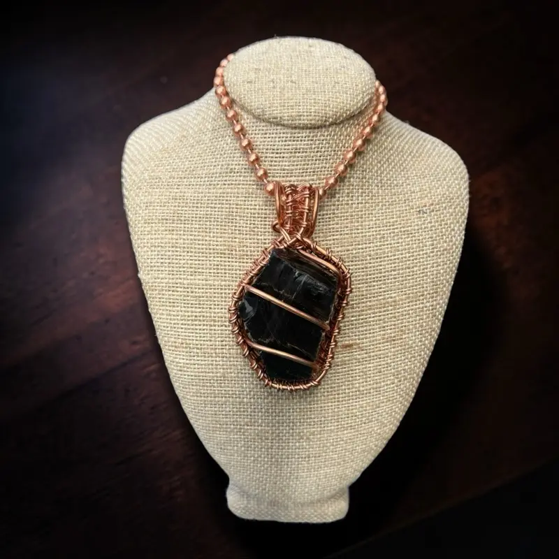 Juma Copper King Gemstone 24” Copper Bead Chain