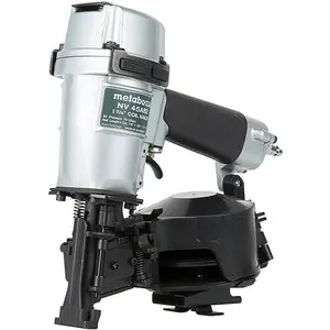 Metabo HPT Roofing Nailer, Pro-Preferred Pneumatic Power Nailer in Roofing Tools, Pneumatic Roofing Nailer for Asphalt Roofing Shingles, Nailer 16 Degree 7/8″ to 1-3/4″ Roofing Nails, NV45AB2