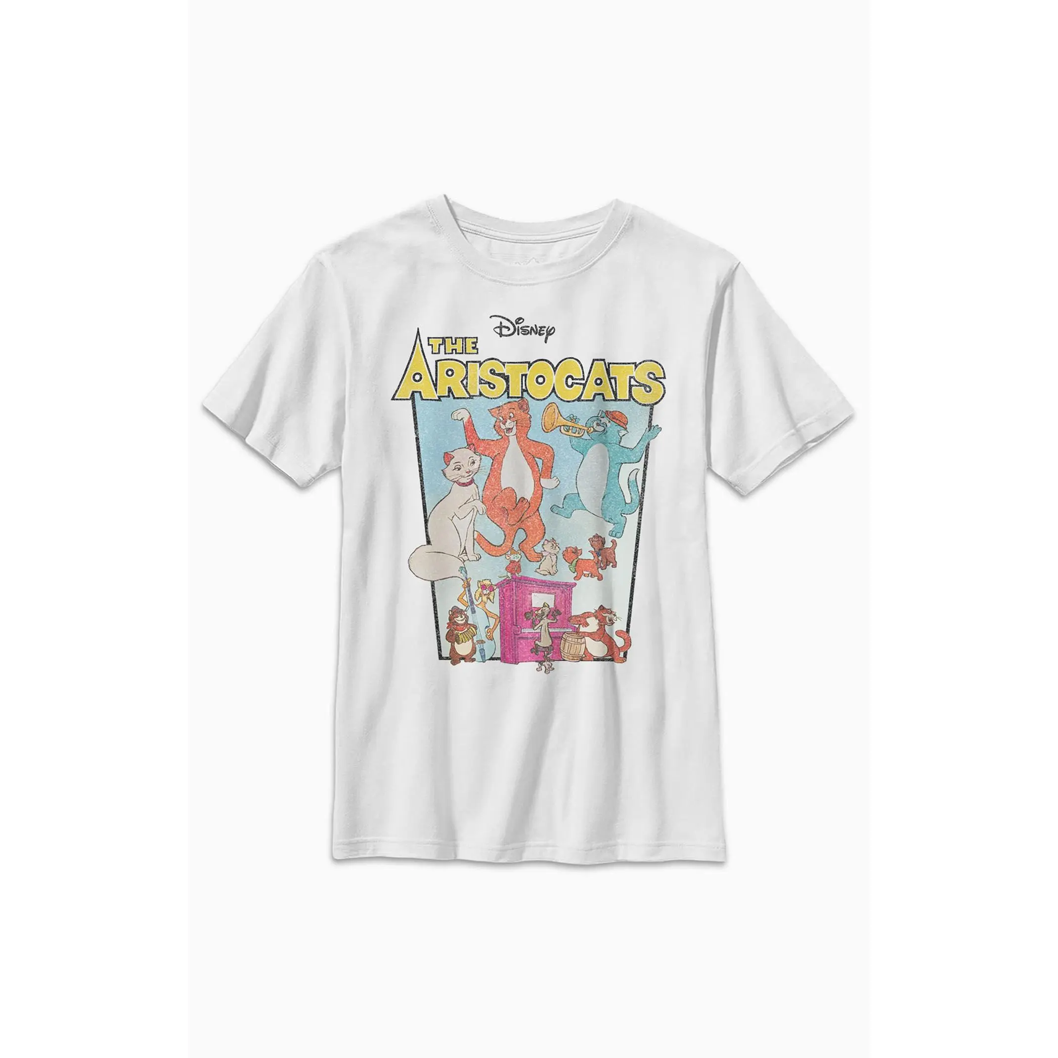PacSun Kids Aristocats Vintage Poster T-Shirt - Multicolor