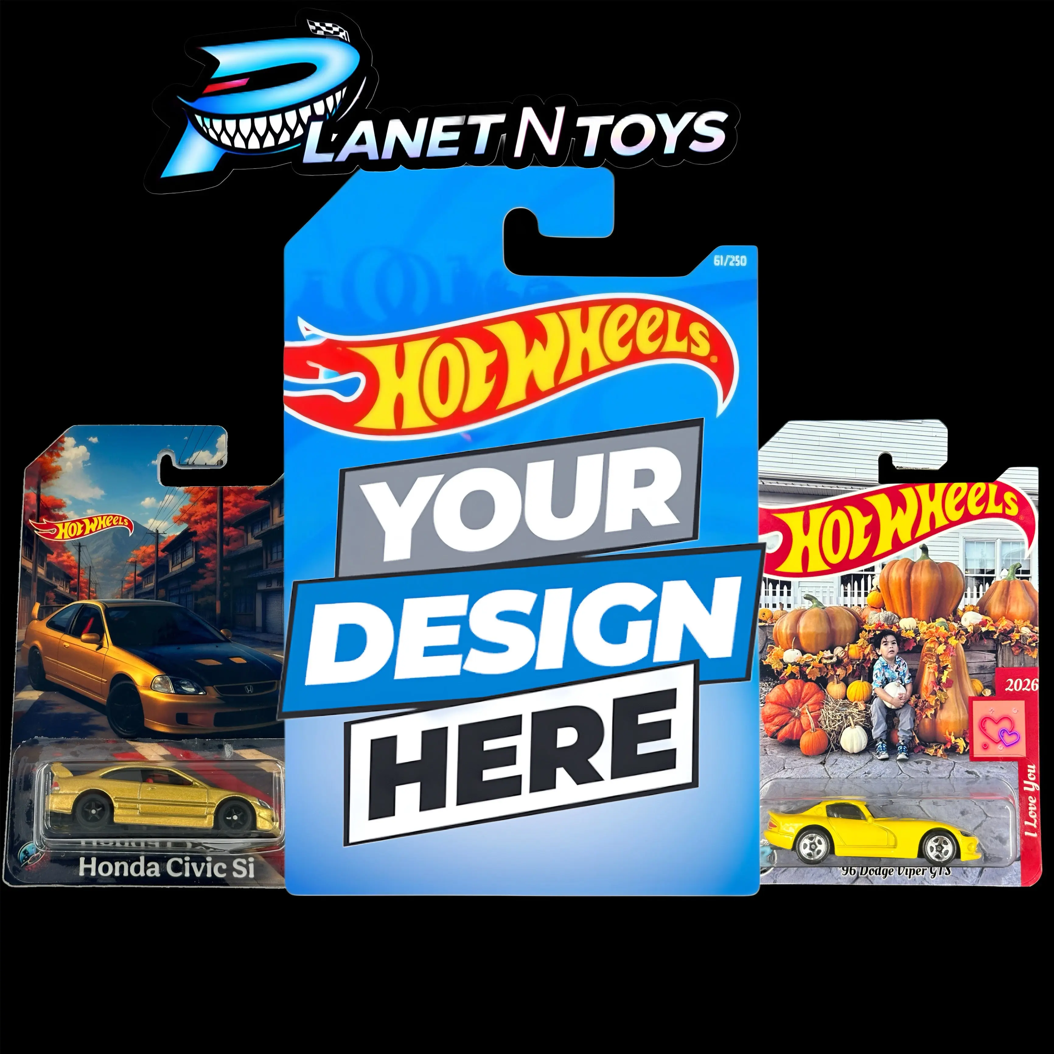Custom Made Diecast 1:64 + Protector Case Hot wheels for any occasion Custom Made Diecast 1:64 + Protector Case Hot wheels for any occasion