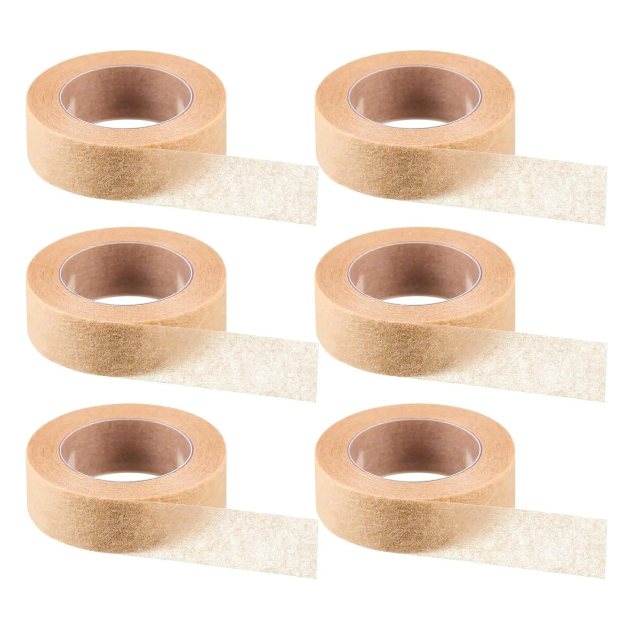 Self Adhesive Bandage Tape (6 Counts), Breathable Nose Tape, Multifunction Sports Tape, Elastic Bandage Tape for Outdoor, Travel, First Aid